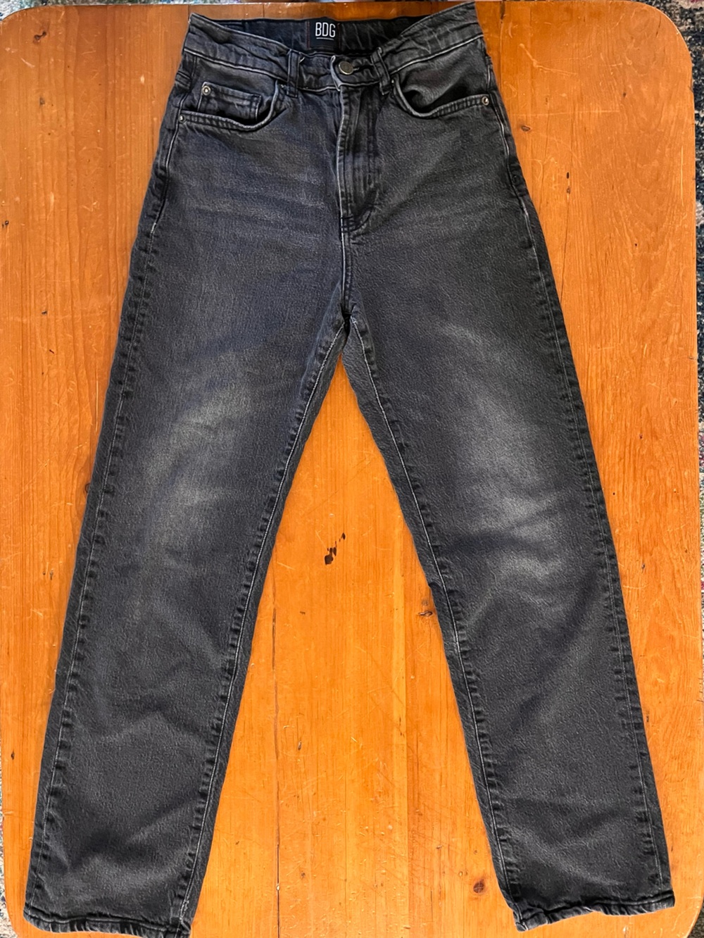 BDG by Urban Outfitters Women's Black Washed Stretch Cowboy Jeans